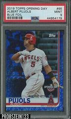 Albert Pujols [Blue Foil] Baseball Cards 2019 Topps Opening Day Prices