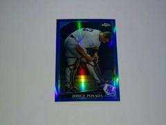 Jorge Posada [Blue Refractor] #101 Baseball Cards 2009 Topps Chrome Prices