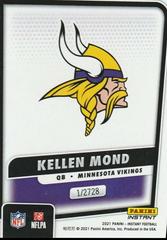 Kellen Mond Football Cards 2021 Panini Instant Black & White Prices