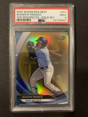 Wander Franco [Gold Refractor] #TP-1 Baseball Cards 2020 Bowman's Best Top Prospects Prices