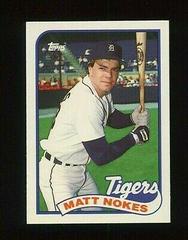 Matt Nokes Baseball Cards 1989 Topps Tiffany Prices