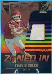 Travis Kelce [Prime] Football Cards 2022 Panini Zenith Zoned In Prices