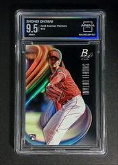 Shohei Ohtani [With Glove Red] #34 Baseball Cards 2018 Bowman Platinum Prices