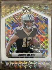 Chris Olave [White] Football Cards 2022 Panini Mosaic Introductions Prices
