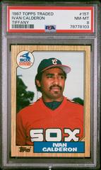 Ivan Calderon #15T Baseball Cards 1987 Topps Traded Tiffany Prices