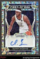Isaiah Jackson #FBR-ISJ Basketball Cards 2021 Panini Prizm Fast Break Rookie Autographs Prices