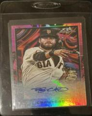Brandon Crawford [Magenta] #FA-BC Baseball Cards 2022 Topps Fire Autographs Prices