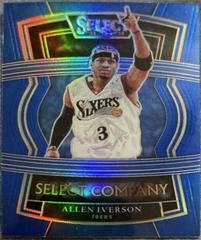 Allen Iverson [Blue Prizm] #3 Basketball Cards 2021 Panini Select Company Prices