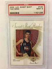 Yao Ming Basketball Cards 2002 Upper Deck Sweet Shot Prices
