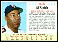 Al Smith [Hand Cut] #38 Baseball Cards 1963 Post Cereal Prices