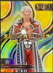 The American Nightmare' Cody Rhodes [Gold] #15 Wrestling Cards 2023 Panini Select WWE Sensations Prices