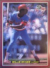 Willie McGee #2 Baseball Cards 1984 Donruss Action All Stars Prices