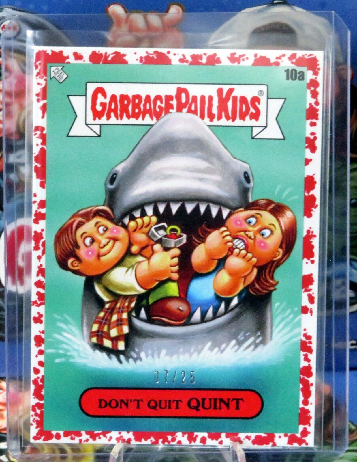 Don't Quit QUINT [Red] #10a Garbage Pail Kids X View Askew