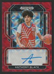 Anthony Black [Choice Red] #FS-ABL Basketball Cards 2022 Panini Prizm Draft Picks Freshman Signatures Prices