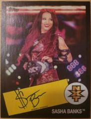 Sasha Banks [Black] Wrestling Cards 2015 Topps Heritage WWE Autographs Prices