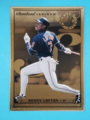 Kenny Lofton [Gold Promo] #3 Baseball Cards 1996 Leaf Steel Prices