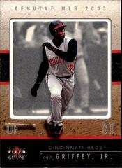 Ken Griffey Jr Baseball Cards 2003 Fleer Genuine Prices