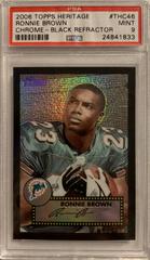 Ronnie Brown [Black Refractor] #THC46 Football Cards 2006 Topps Heritage Chrome Prices