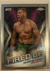 Dricus Du Plessis #FDP-12 Ufc Cards 2024 Topps Chrome UFC Fired Up Prices