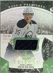 Jack Eichel [Rainbow Foil Green Jersey] Hockey Cards 2015 Upper Deck Trilogy Prices