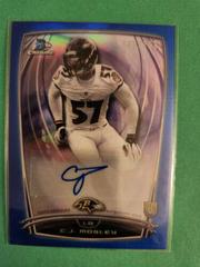 C.J. Mosley [Blue] Football Cards 2014 Bowman Chrome Rookie Refractor Autographs Prices