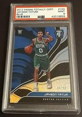 Jayson Tatum [Blue] #103 Basketball Cards 2017 Panini Totally Certified Prices