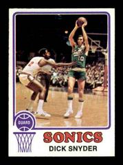 Dick Snyder #86 Basketball Cards 1973 Topps Prices