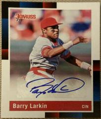 Barry Larkin Baseball Cards 2022 Panini Donruss Retro 1988 Signatures Prices
