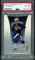 Tom Brady #23 Football Cards 2005 Upper Deck Exquisite Collection Prices