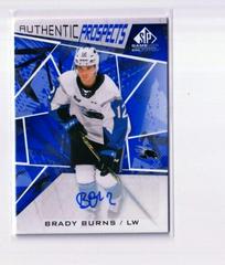 Brady Burns [Blue Autograph] #54 Hockey Cards 2021 SP Game Used CHL Prices