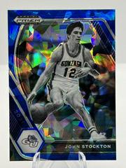 John Stockton [Blue Ice Prizm] Basketball Cards 2021 Panini Prizm Draft Picks Prices