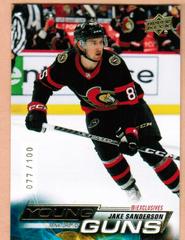 Jake Sanderson [Exclusives] #466 Hockey Cards 2022 Upper Deck Prices
