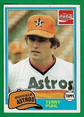 Terry Puhl #7 Baseball Cards 1981 Coca Cola Prices