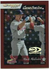 Mark McGwire [Career Stat Line] #15 Baseball Cards 2001 Donruss Prices