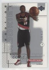 Zach Randolph [Stats] #103 Basketball Cards 2001 Upper Deck Ovation Prices
