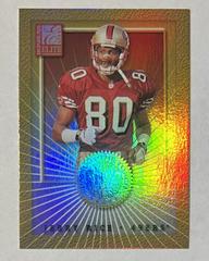 Jerry Rice, Randy Moss Football Cards 2000 Panini Donruss Elite Passing the Torch Prices
