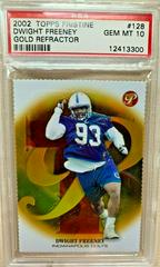 Dwight Freeney [Gold Refractor] #128 Football Cards 2002 Topps Pristine Prices