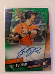Kyle Tucker [Green Wave Refractor] Baseball Cards 2019 Topps Finest Firsts Autographs Prices