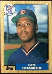 Les Straker Baseball Cards 1987 Topps Traded Tiffany Prices