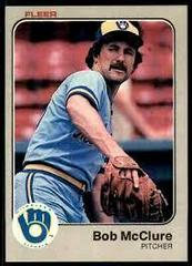 Bob McClure Baseball Cards 1983 Fleer Prices