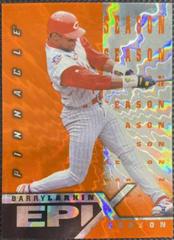 Barry Larkin [Season Orange] #E12 Baseball Cards 1998 Pinnacle Epix Prices