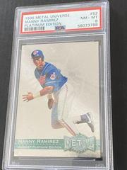 Manny Ramirez [PLATINUM EDITION] #52 Baseball Cards 1996 Metal Universe Prices