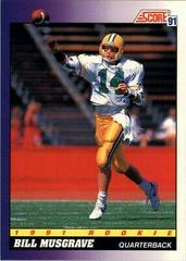 Bill Musgrave #569 Football Cards 1991 Score Prices