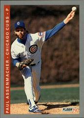 Paul Assenmacher #17 Baseball Cards 1993 Fleer Prices