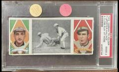 R. Wallace, F. LaPorte [A Close Play at Home] Baseball Cards 1912 T202 Hassan Triple Folder Prices