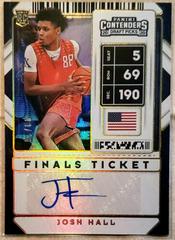 Josh Hall [Finals Autograph] #107 Basketball Cards 2020 Panini Contenders Draft Picks Prices