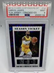 LeBron James [Cracked Ice] #38 Basketball Cards 2019 Panini Contenders Draft Picks Prices