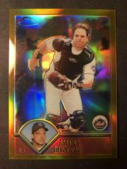 Mike Piazza [Gold Refractor] #325 Baseball Cards 2003 Topps Chrome Prices