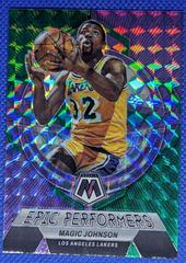 Magic Johnson [Green] #14 Basketball Cards 2022 Panini Mosaic Epic Performers Prices