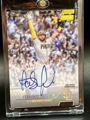 Fernando Tatis Jr. [Rainbow Foil] Baseball Cards 2022 Stadium Club Autographs Prices